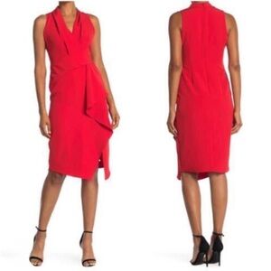 Taylor Red Sleeveless Dress